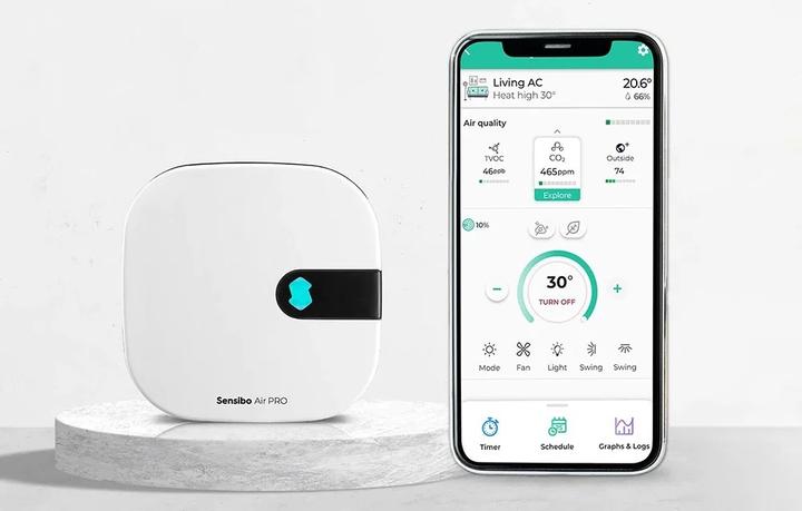 Immagine prodotto Sensibo Air Pro - sensore per la qualità dell'aria interna