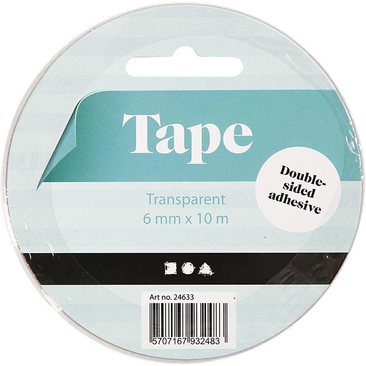 Produktbild Creativ Company Dubbelzijdig Klevend Tape 6mm, 10m (6 mm)