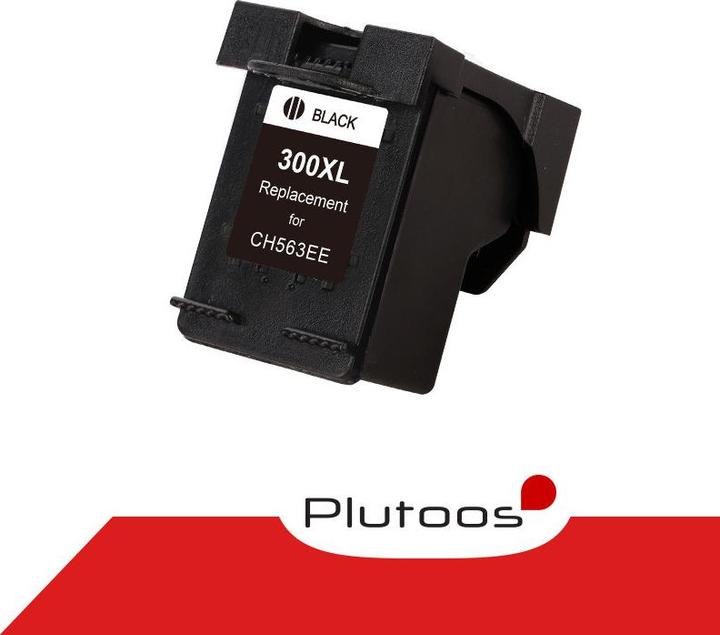 Produktbild Plutoos HP 300 XL Patrone XXL kompatibel, Black CC640EE