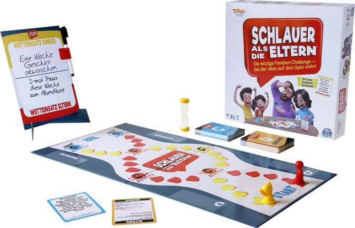 Produktbild Spin Master Games - Schlauer als die Eltern, spassiges Quiz- und Actionspiel, bei dem Kinder gegen Eltern (Deutsch)