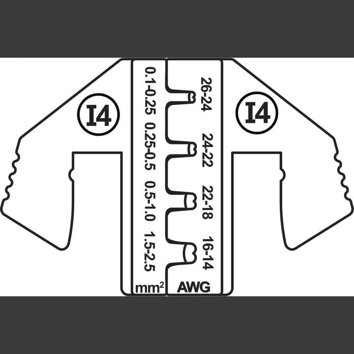 Produktbild Toolcraft Flachstecker Quetschbereich: 0.1 bis 2.5 mm² (34.10 mm)