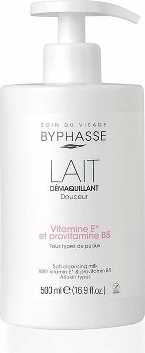 Byphasse Leche Desmaquillante Douceur Vitamina e y Provitamina B5 500ml (Reinigungsmilch, 500 ml)