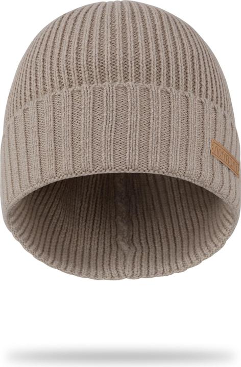 Actual product image Normani Winter set made of merino wool hat, scarf and gloves smooth Yuma - 9623 (One size)