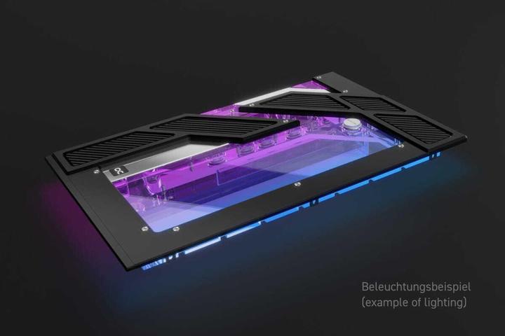 Produktbild Alphacool AGB Apex Distro Plate Y60 mit D5 Apex Pumpe