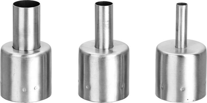 Actual product image Toolcraft ZD-8908HT1 + ZD-8908HT2 + ZD-8908HT3 Hot air nozzle round tip size (Hot air nozzle)