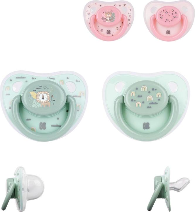 Actual product image Kikkaboo Baby Pacifier Savanna 0-6 Mon (2 x, from 6 m.)