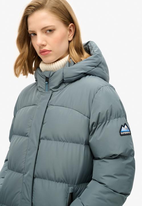 Produktbild Superdry HOODED SPORTS PUFFER MID JKT Dames Jas - Maat S (10)