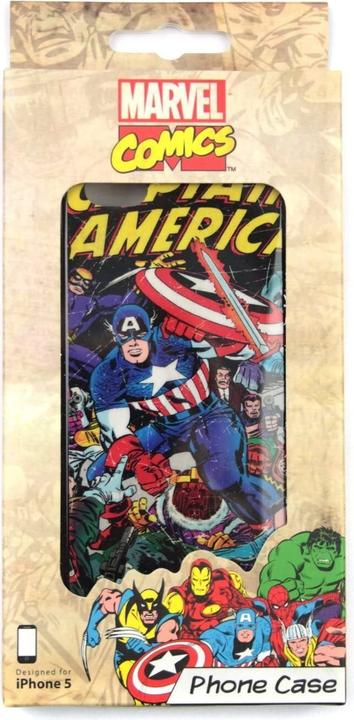 Actual product image Captain America Retro comic mobile phone case (Apple iPhone 5, Apple iPhone 5s)