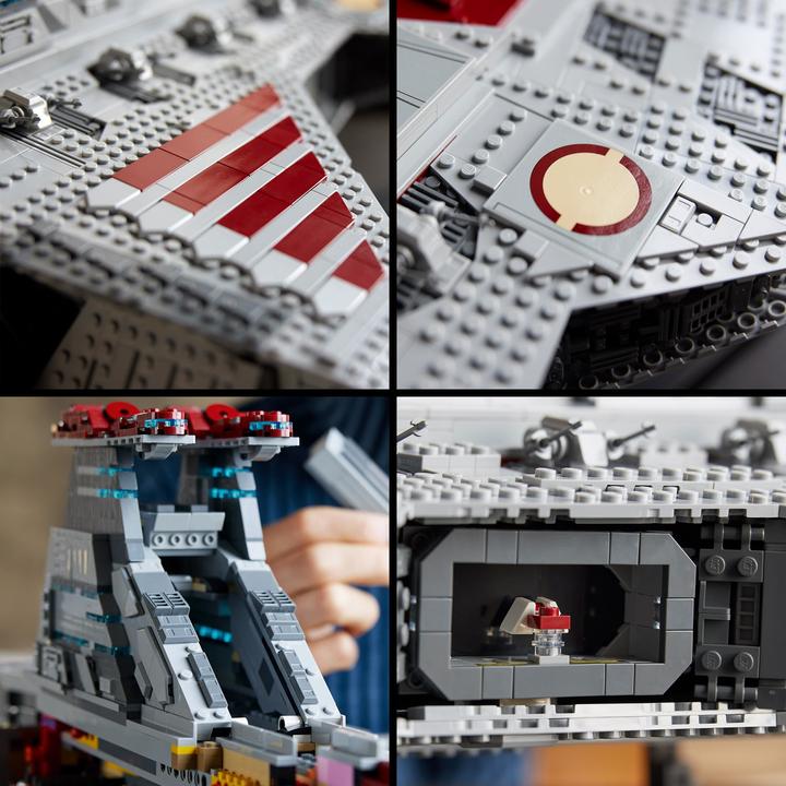 Actual product image LEGO UCS Venator-class Republic Attack Cruiser (75367, LEGO Star Wars, LEGO Rare Sets)
