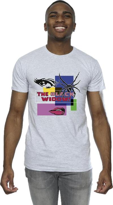 Immagine prodotto Black Widow Pop Art Maglietta Uomo (4XL)