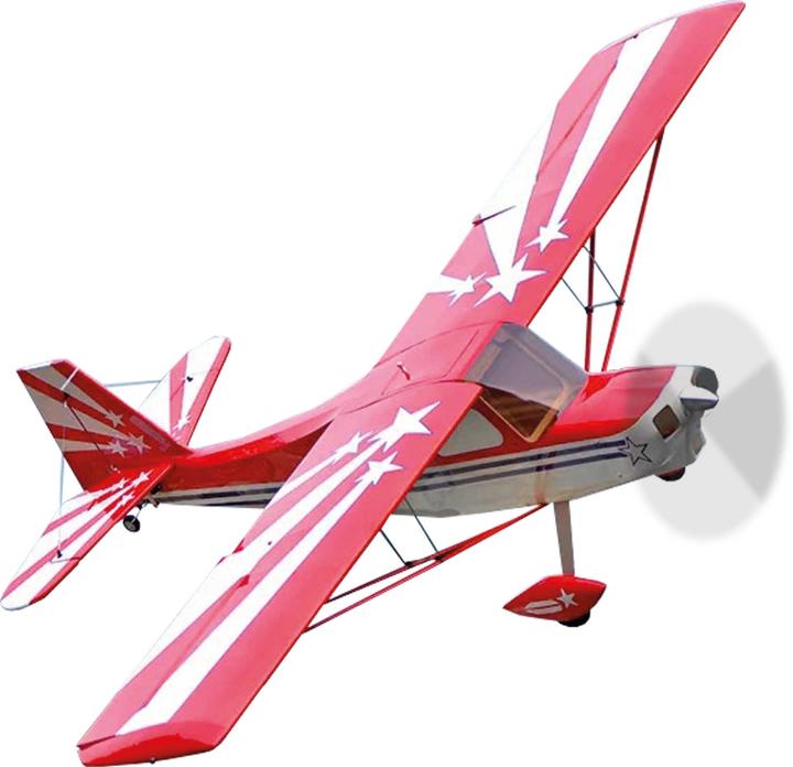 Actual product image OMPHobby OMP Super Decathlon 55" V2 ARF - Rot 1400mm (Aerobatics)