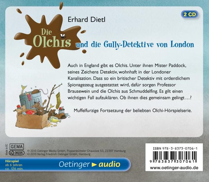 Produktbild Die Olchis Und Die Gully-Detek (Benjamin Dittrich, Erhard Dietl, Frank Gustavus, Peter Kaempfe, Deutsch)