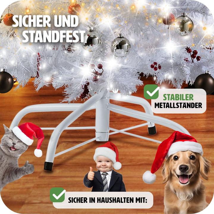 Produktbild tectake Künstlicher Weihnachtsbaum (180 cm)