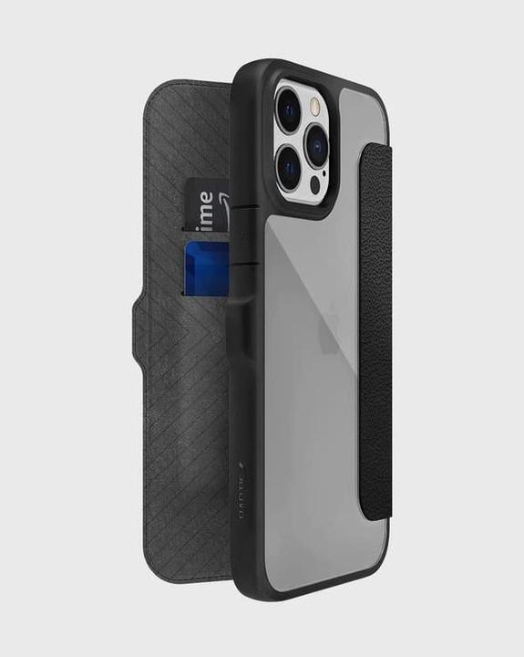 Actual product image Raptic iPhone 15 Pro - Urban Folio schwarz - Outdoor Flip Etui (Apple iPhone 15 Pro)