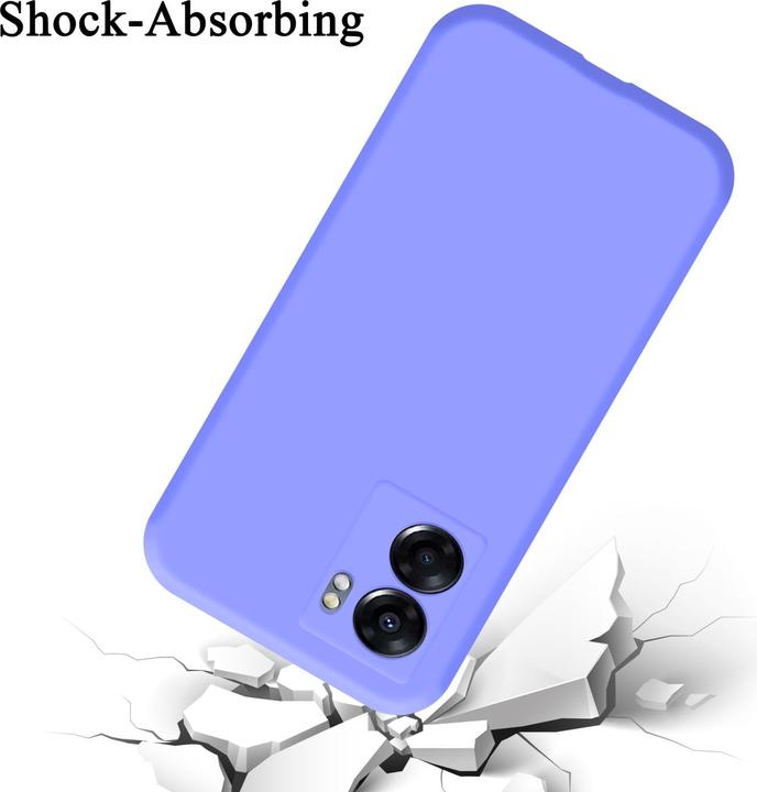 Immagine prodotto Cadorabo Custodia in silicone liquido TPU per Oppo A57 5G / A77 5G / Realme V23 (Realme V23 5G, Oppo A57 5G, Oppo A77 5G)