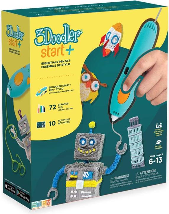 Actual product image 3Doodler Start PLUS 3D PRINTING PEN SPLUS 3D pen 0.77 mm Turquoise, Yellow