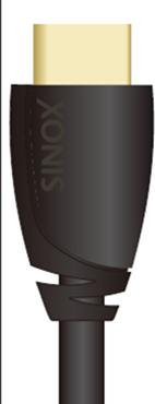 Produktbild Sinox Plus - HDMI med Ethernet-kabel - HDMI (han) til HDMI (han) - 5 m - 4K support (5 m)