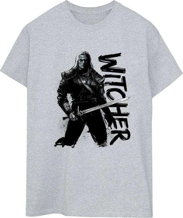 Produktbild Netflix The Witcher Sketch Geralt TShirt (L)