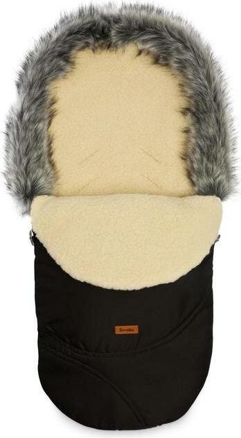 Image du produit Sensillo Housse de poussette, ESKIMO, laine, 100x46, noir, 8340