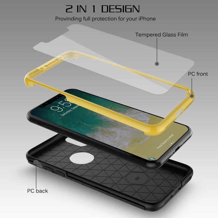 Actual product image König Design Mobile Phone Case for Samsung Galaxy S8 Plus Protective Case Backcover Bumper Cases Gold (Samsung Galaxy S8+)