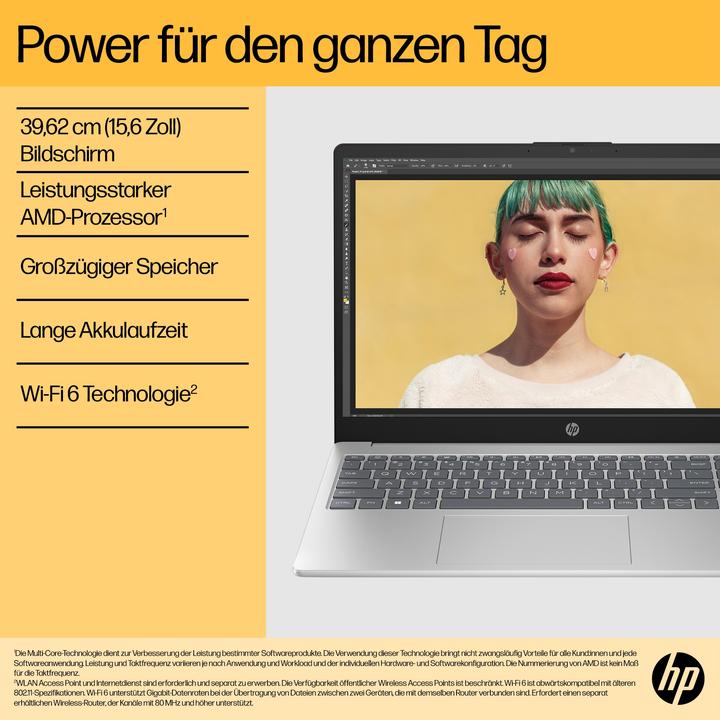 Actual product image HP 15-fc0057ng (15.60", AMD Ryzen 5 7520U, 16 GB, 512 GB, DE)