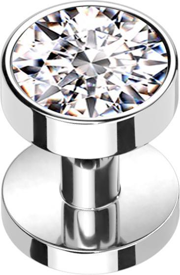 Actual product image Star Piercing Ring rose gold high lustre polished (Tungsten)