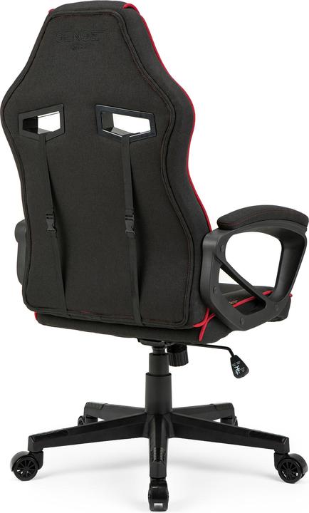 Actual product image Sense Knight fabric black-red