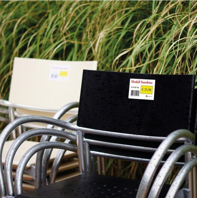 Actual product image HERMA Weatherproof labels A4 removable