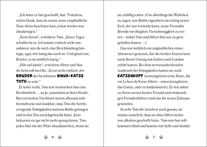 Immagine prodotto Ninja Cat (Band 2) - Meisterdieb auf der Flucht! (Tedesco, Dermot O'Leary, Tamara Reisinger, Nick East, Libri per bambini Loewe, 2023)