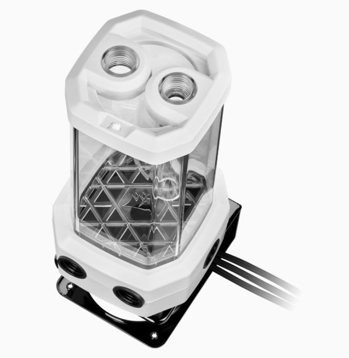Actual product image Corsair Hydro X Series XD5 RGB D5 Pump Reservoir White