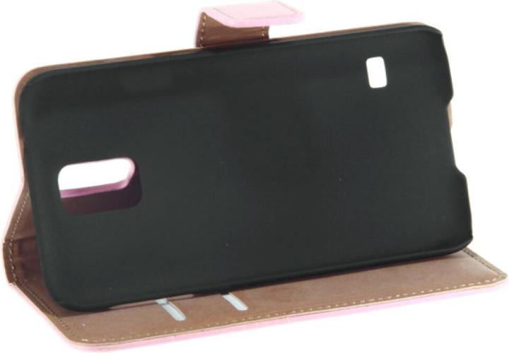 Image du produit OEM Book Case en cuir Slim pour Galaxy S5 - rose 4250710549726 (Samsung Galaxy S5)