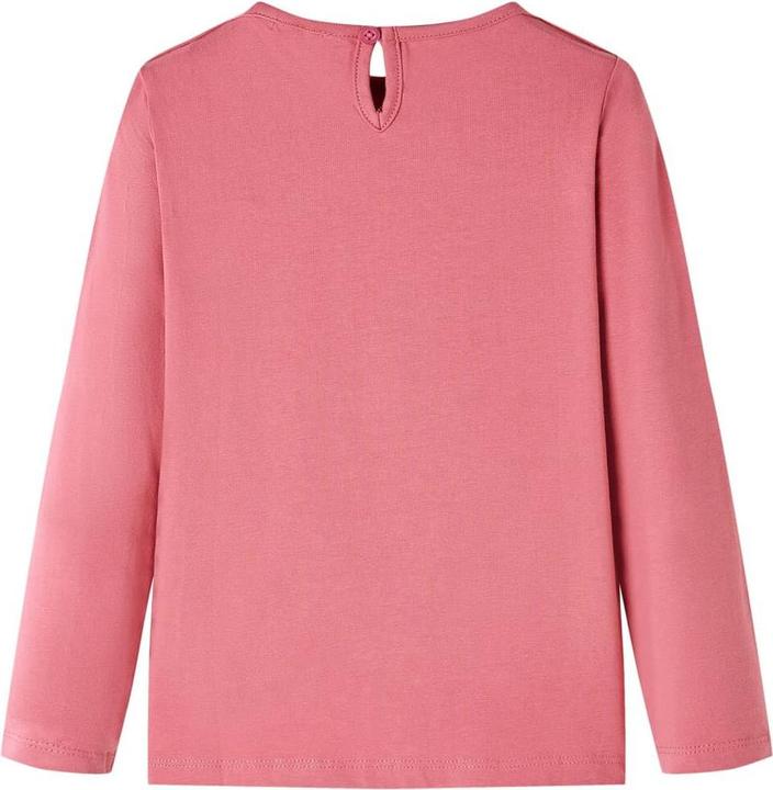 Produktbild VidaXL Kinder-Langarmshirt Altrosa 116,Material: 95 % Baumwolle. 5 (116)