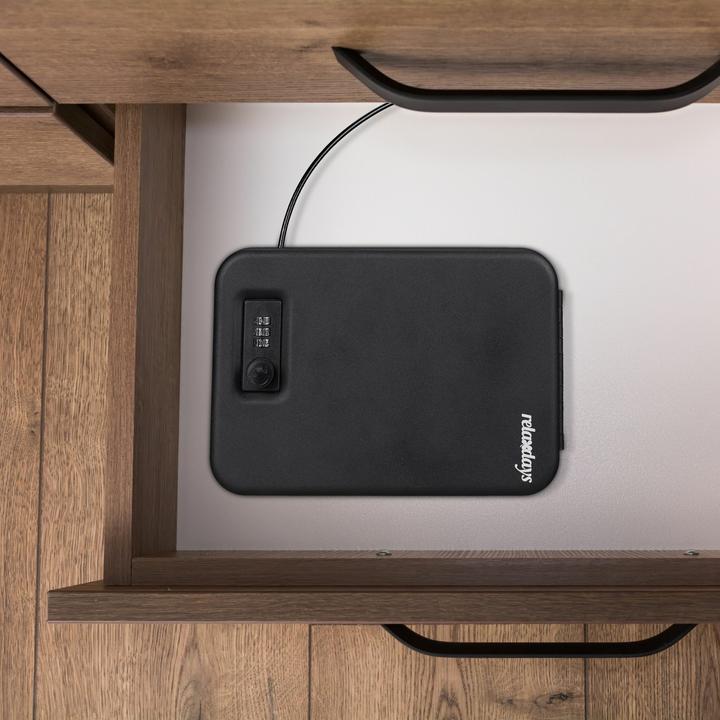 Actual product image Relaxdays Bamboo Screen Stand