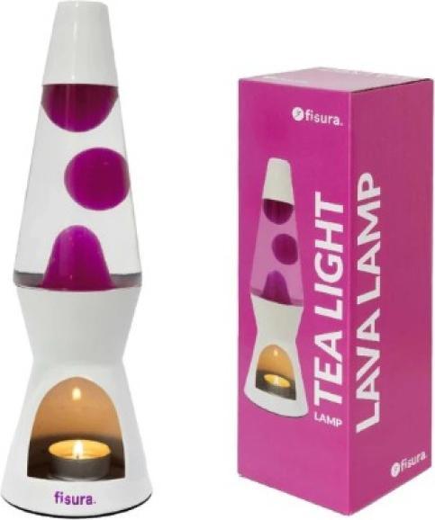 Produktbild Fisura Lavalampe rosa - kerzenbetrieben von