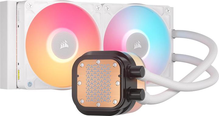 Actual product image Corsair iCUE LINK TITAN 240 RX LCD White AIO, 240mm Radiator, Liquid CPU Cooler