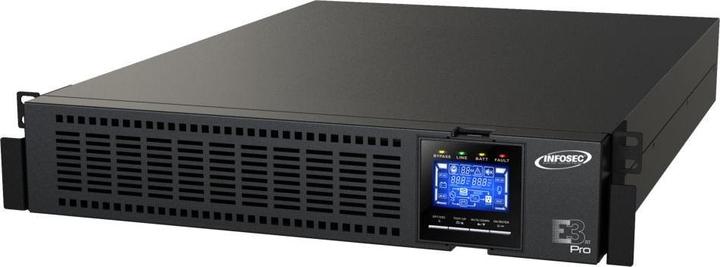 Actual product image Infosec compatible E3 PRO 6000 RT (6000 VA, 5400 W, Online double converter UPS)