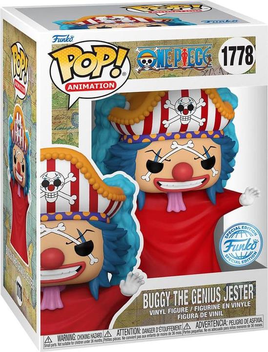 Image du produit Funko One Piece POP! Movies Figurine vinyle Buggy(Post Time-Skip) Exclusive 9 cm