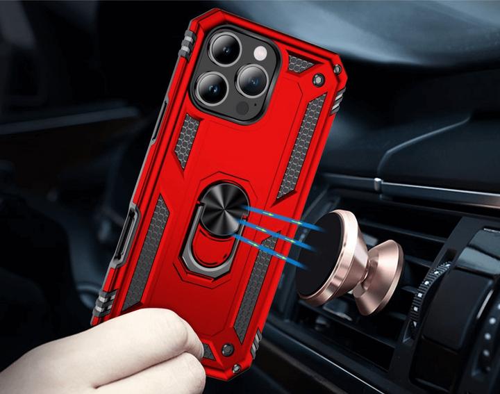 Actual product image Cover-Discount iPhone 16 Pro Max - Armor Case with kickstand (Apple iPhone 16 Pro Max)