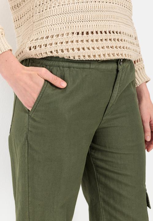 Actual product image Camel Active Loose fit cargo made from a cotton-linen blend (W33/L30)