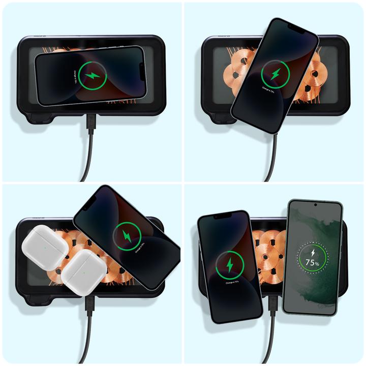 Image du produit Zens Chargeur Liberty en verre (30 W)