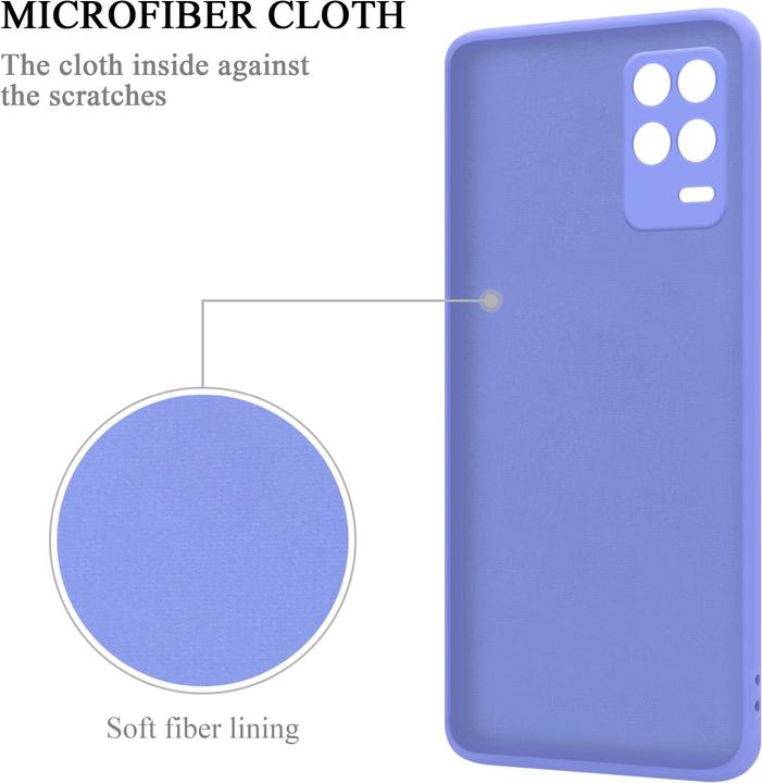 Actual product image Cadorabo TPU Liquid Ring Silicone Case Cover for Realme 8 5G / V13 / Q3 / Q3i / Narzo 30 5G (Realme V13, Realme Narzo 30 5G, Realme Q3i 5G)