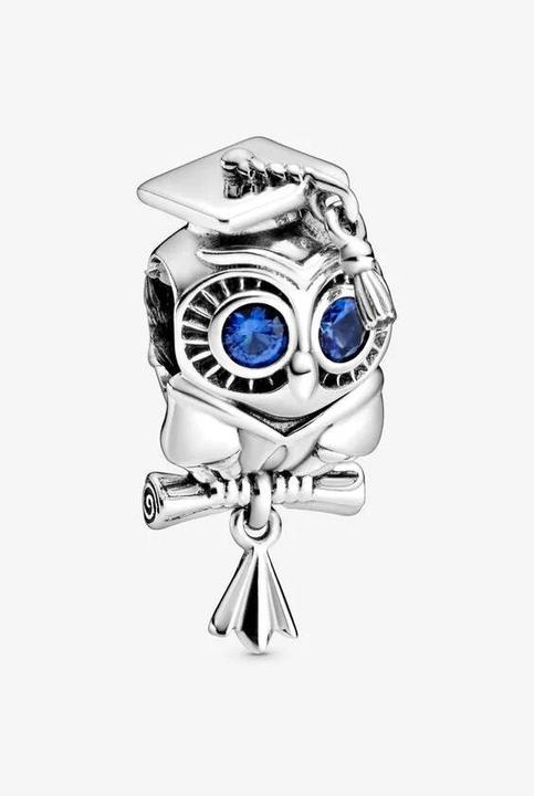 Produktbild Pandora Graduation Owl Charm (Sterling Silber 925, Mit Stein(en))