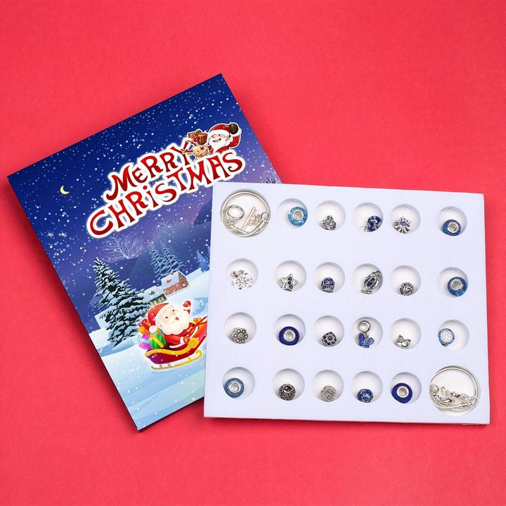 Produktbild Activity Board Vintage Weihnachts-Adventskalender 2024 - 24-Tage-Countdown mit Charms, Sammlerstücke
