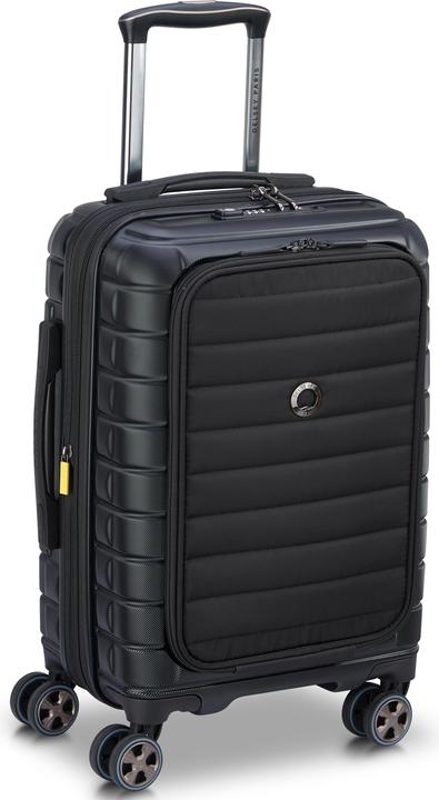 Delsey Shadow 5.0 4-Rollen Kabinentrolley 55 cm Laptopfach mit Dehnfalte (41 l, Handgepäck (bis 50l))