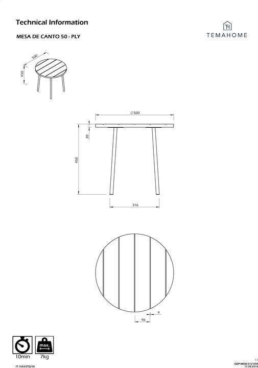Immagine prodotto Temahome Ply (50 x 50 x 45 cm)