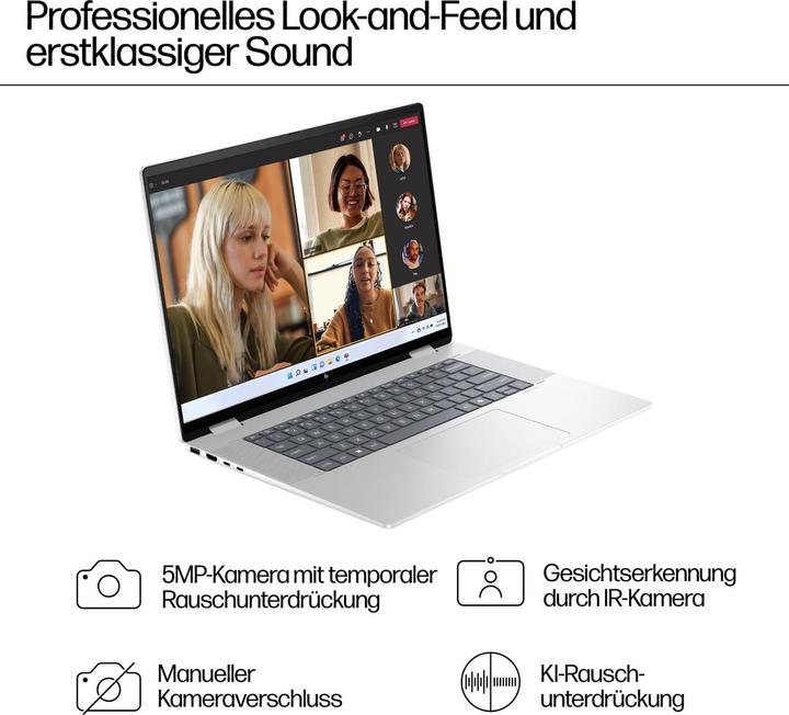 Actual product image HP Envy x360 16-ac0053ng (16", Intel Core Ultra 5 125U, 16 GB, 512 GB, DE)