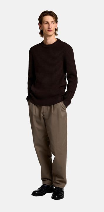 Produktbild Selected Homme Texturierter Pullover mit Rundhalsausschnitt (S)