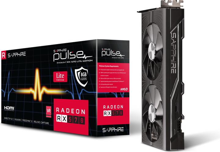 Produktbild Sapphire Pulse Radeon RX 570 (8 GB)