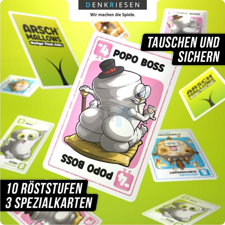 Image du produit Denkriesen Arschmallows® - "Moins On En Mange, Plus On En A" (Allemand)