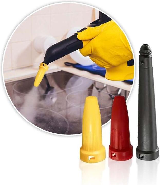 Actual product image Hermex 3-piece alternative power nozzle set for Kärcher steam cleaner SC1/SC2/SC3/SC4/SC5/SC7